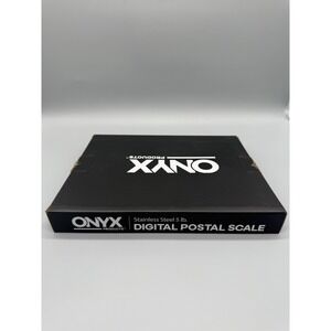 Onyx Stainless Steel 5lb Pound Digital Postal Scale USB Connected Stamps.com NIB